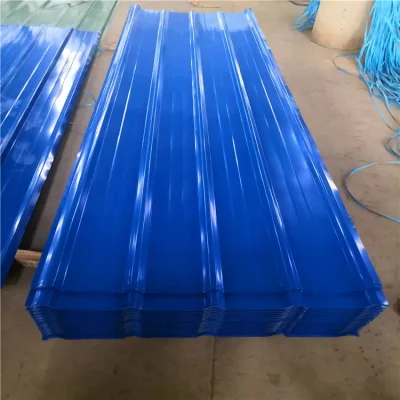 Personalizado Mayoreo de acero corrugado Roofing de hojas de hierro galvanizado PPGI Metal Láminas de Galvan recubiertas de zinc