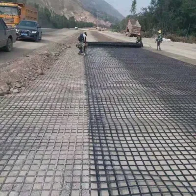 400-400kn/M Biaxial Uniaxial de alta calidad Negro de poliéster de mascotas Geogrid