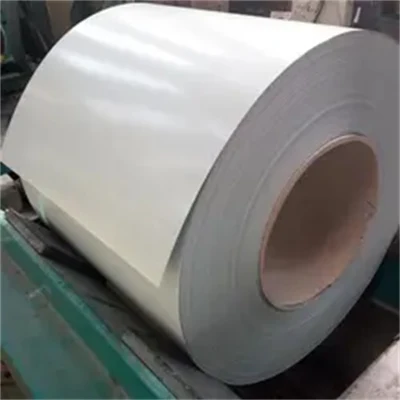 Fabricante de Venta caliente 0.12-4.0mm blanco Ral 9012 PPGI PPGL revestido de Color de la placa de la hoja de acero galvanizado prebarnizado PPGI bobina