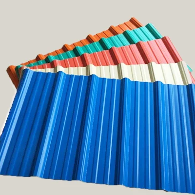 Venta en caliente placa recubierta de color Galvanized azotea SGCC/CGCC 900mm 1000mm ancho corrugado Roofing Sheet