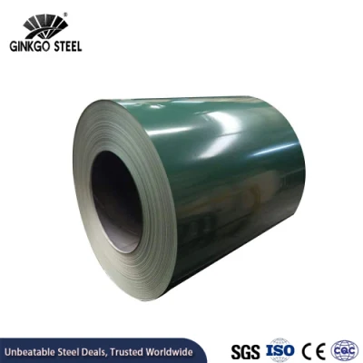 Acero laminado en frío bobina Metal Acero PPGL al por mayor Color prepintado Bobina de acero recubierta PPGI