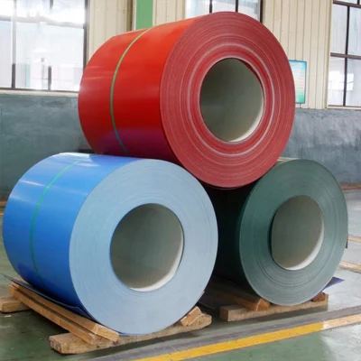 Material de construcción Dx51d PPGI/PPGL/Gi/Gl/Prepintado/Recubierto de color/Hot-DIP Electro/Galvanizado/Recubierto de zinc/Galvalume/Hoja de techo/Bobina de acero Hoja de techo.
