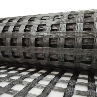 80-80kn/M 100-100kn 120-120kn de geomalla biaxial de poliéster de Pet de geomalla de protección de la pendiente la construcción de carreteras ferrocarriles