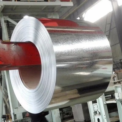 Fábrica de acero galvanizado bobina G500 de acero en espiral DIP caliente galvanizado Bobina de acero