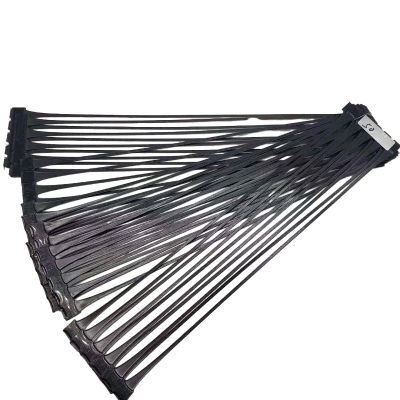 Material de construcción plástico PP/HDPE Geogrid uniaxial para proyecto de carretera de refuerzo
