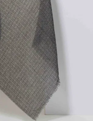 100% Cashmere tinte hilo de las mujeres de moda la bufanda con hilo Lurex