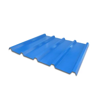 Zinc Panel de techo material de construcción Hdgi ASTM A653 DX51D Z275 GI PPGI PPGL baldosa Galvalume Color recubierto prepintado Galvanizado Chapa corrugada