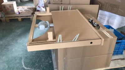 Hospital Asilo de Ancianos Cuidado de la eléctrica de madera la cama con el levantamiento de la Pole para pacientes