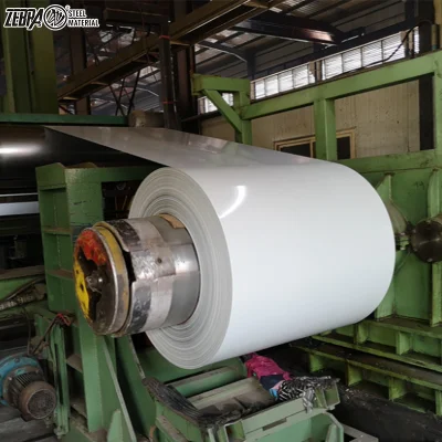 China proveedores Prepainted Galvalume PPGL PPGI bobina de acero galvanizado recubierto de zinc para la prefabricación