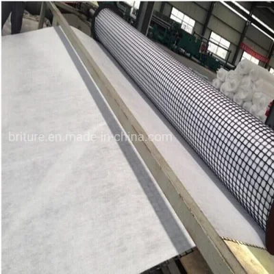 La fibra de vidrio Composite con Nonwoven de geomalla