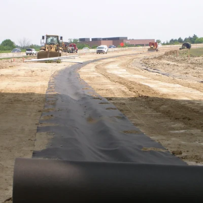 Negro no tejido Geotextil 300g tejido Geo tejido bajo Pavers tejido Geosynthetics