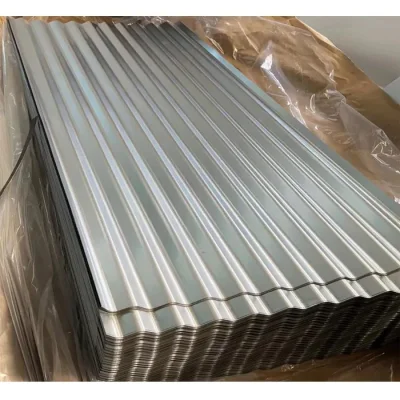 Aluminio Zinc Galvalume aluminio acero corrugado Roofing Sheet Factory