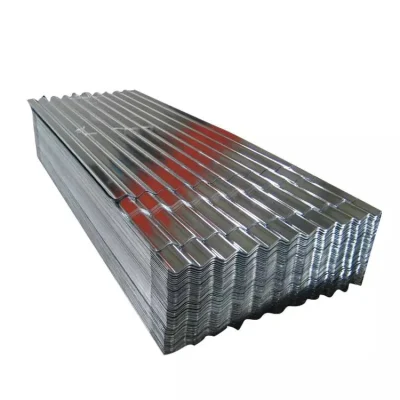 Galvanizado en caliente de alta calidad Hojas de acero recubierto de material de construcción de la hoja de techos prebarnizado con recubrimiento de zinc de la hoja de acero corrugado