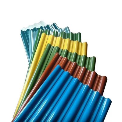 Material de construcción de la fábrica Gi/PPGI/PPGL/Prepainted /Color recubierto de zinc prefabricados&amp;Hoja de impermeabilización de cubiertas de acero corrugado