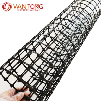 Biaxial Polipropileno Geogrid Fence Mining refuerzo PP Red Plástica Biaxial Geogrid