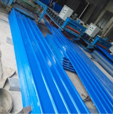 Fábrica SGCC/Sgch/DX51D+Z 0,28mm 0,22mm 0,23mm 0,25mm espesor Metal prepintado galvanizado Galvalume Color Coated PPGI PPGL Corrugated Gi Zinc Roofing Sheet