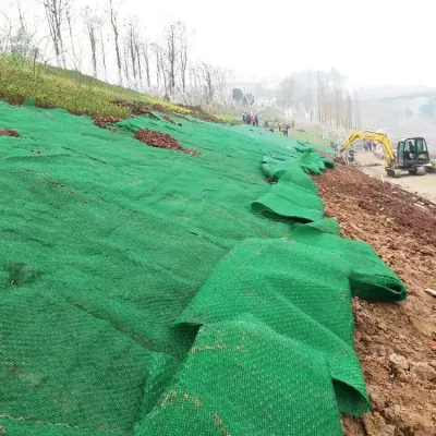 Geomat de HDPE de tres dimensiones 3D para la construcción y la protección de pendientes