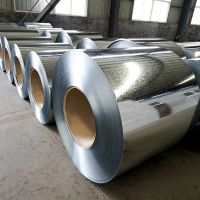 DX51D Z275 Coating de Zinc bobinas de acero galvanizado Hoja de bobina Metal Hot DIP Galvanized Steel Coil Galvanized Steel Coil Factory