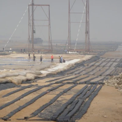El poliéster o fibra de polipropileno como Materia Prima Geotextile Bolsa Geo 120g-800g