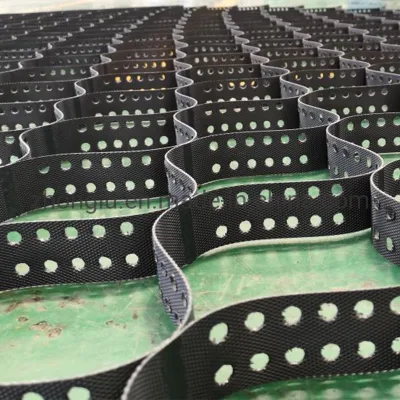 1,1-1,8mm Texturizada/Perforada HDPE Plástica Geocell Celular para pistas de Canal Protección de refuerzo