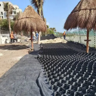 China Grid de tierra de la carretera de HDPE Geocell estabilizador para la venta