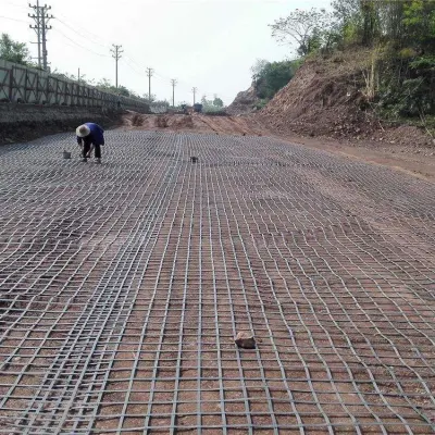 15-15kn 20-20kn 30-30kn geomalla de plástico de la instalación de geomalla de geomalla Uniaxial tejido de refuerzo de carreteras en Vietnam