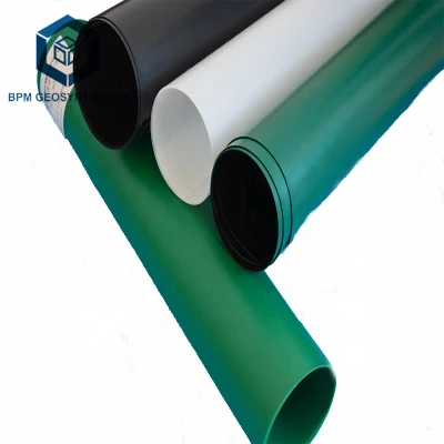 Impermeable HDPE Geomembrane Pond Liner para proyecto de Embandaje de Río en Singapur