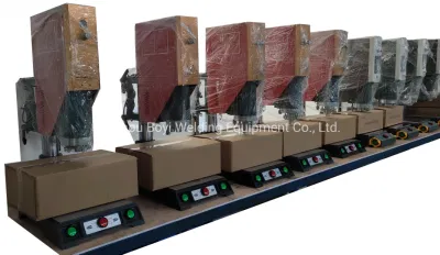 4200W de plástico de la máquina de soldadura por ultrasonidos para ventilador Geocell