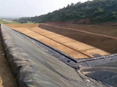 1mm negro impermeabilización Flexible Geomembrana HDPE de ahorro para Dam
