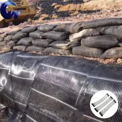 Tgdg 50kn--200kn Geomateriales Comprar Uniaxial Geo Grid materiales de trabajo de tierra de primera elección