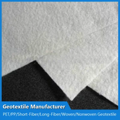 Tejido de filtro Geotextil para pendiente Dam 300g tejido no tejido Construcción de Geotextiles