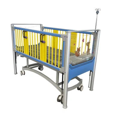 Hermoso de lujo niños médico dos Manual Hospital Newborn cama