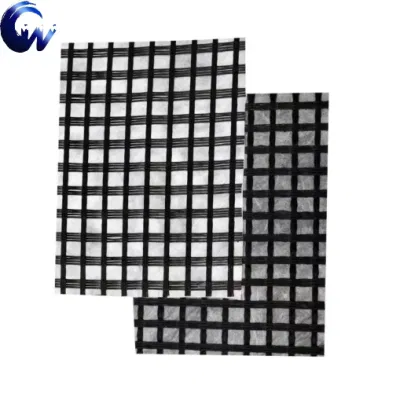 Material de construcción estructura de acero tejido Geogrid compuesto Geotextil