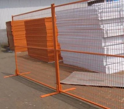 Comercio al por mayor de vinilo de PVC de acero soldado de metal de la construcción de Jardín Piscina Finca el eslabón de cadena de seguridad extraíbles temporal del panel de malla de alambre valla