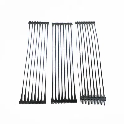 Plástico uniaxial de PP/HDPE de alta resistencia Geogrid para el refuerzo de pared de retención