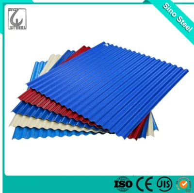 precio de fábrica el primer color Color RAL PPGI recubierto de acero PPGL hojas de techos de metal corrugado