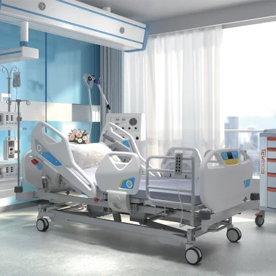 Paciente Cuidados Intensivos Clínica médica Hospital cama Eléctrica UCI con Báscula