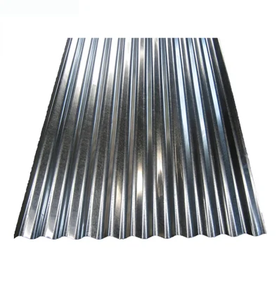 Gi cruce caliente galvanizado corrugado de techos de chapa de acero recubierto de zinc