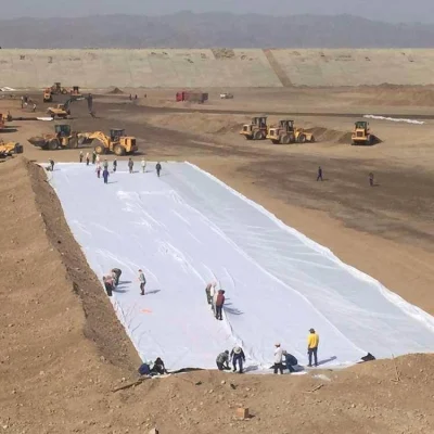 Tejido de capa inferior de geotextil de alta resistencia para refuerzo de construcción de carreteras en Malasia