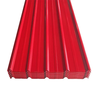 La fábrica de la placa de acero corrugado Galvalume Prebarnizado Gi Perfil galvanizado hierro Color de Tejas de Metal Galvanizado acero PPGI Hoja de techado