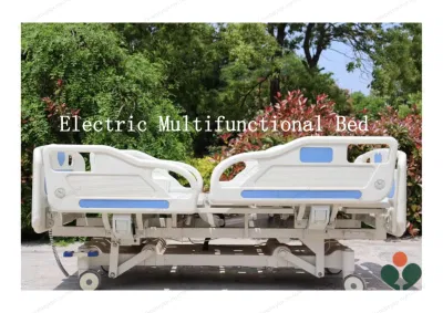Cama de enfermería eléctrica multifuncional médica para cuidado integral.