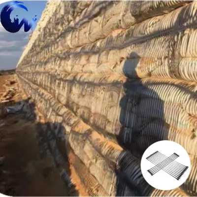 PP PE plástico de alta resistencia Geogrid uniaxial para la pared de retención Desde China