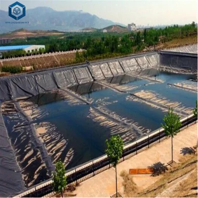 0,2 mm 0,5 mm 1,0 mm 1,5 mm 2mm 3mm de alto límite elástico impermeable negro HDPE LDPE EPDM geomembrana de PVC Precio de la membrana de la piscina del estanque para peces Embalse Camisa del vertedero