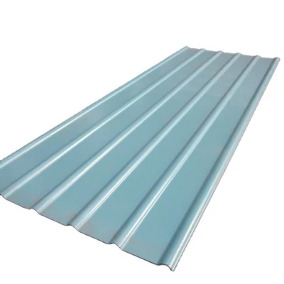 China fábrica de metal vendedor 0.15mm 0,25mm 0,35mm hoja de techos de zinc galvanizado recubierto de Color de la hoja de acero corrugado