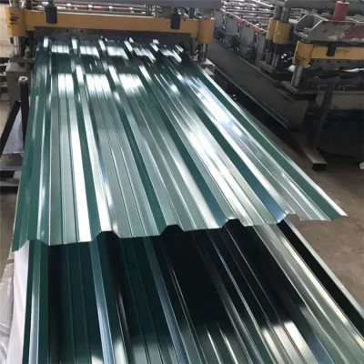 Personalizado Mayoreo de acero corrugado Roofing de hojas de hierro galvanizado PPGI Metal Láminas de Galvan recubiertas de zinc