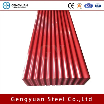 Este año 0.5mm 0.6mm 0.7mm Material de construcción Prime Techo Corrugado Techo Zinc Prepintado Color Recubierto PPGI PPGL Galvalume Hoja de Acero Galvanizado
