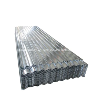 Precio de fábrica Chapa corrugada Metal placa de recubrimiento Chapa de acero galvanizado