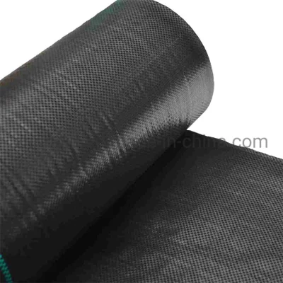 Tejido de estabilización certificado ISO PP Geotextil tejido para el suelo Refuerzo