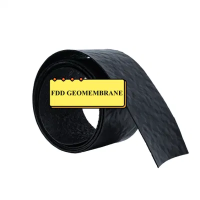 FDD Alta resistencia al desgarro de tensil 0,5mm-2,5mm HDPE suave/Texturizada Geomembrana Fábrica calificada