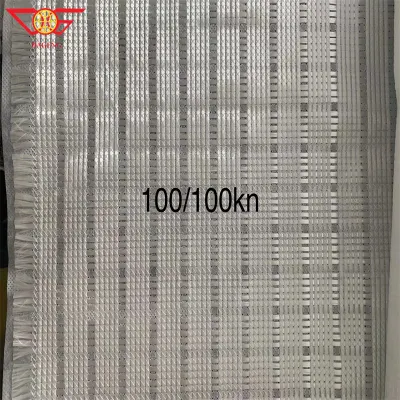 Fibra de vidrio Geogrid combinado Geotextil no tejido geocompuesto para refuerzo de asfalto